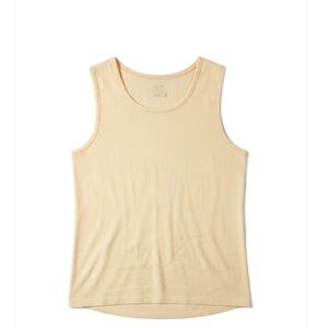 L.L. Bean Women's Light Yellow Tank Top Size Medium